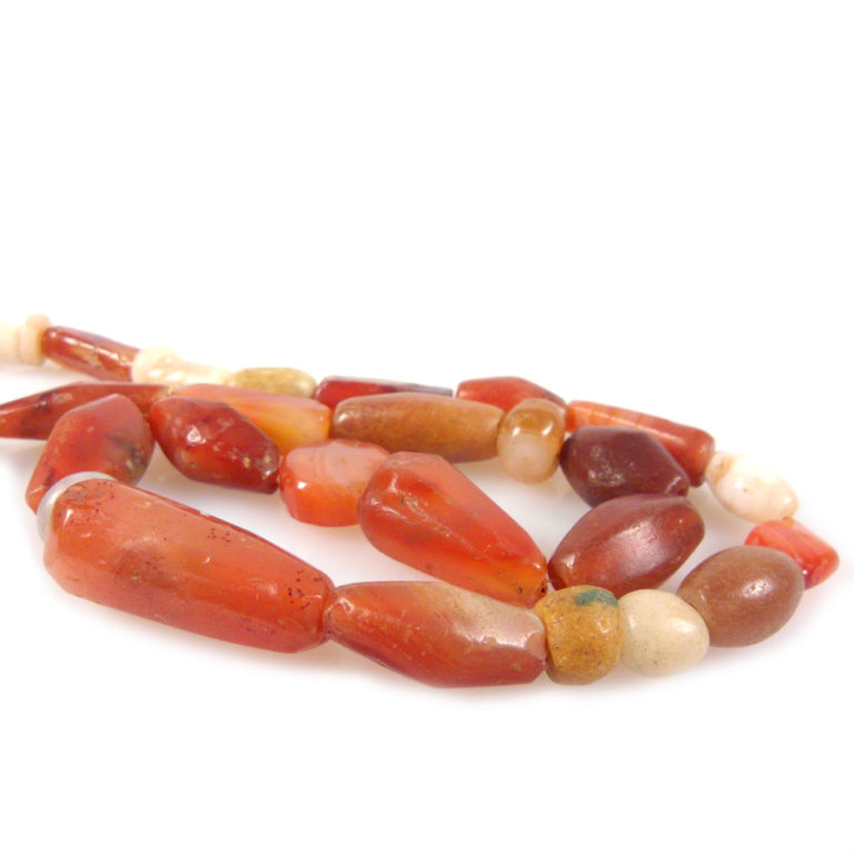 Ancient Carnelian & Agate Beads Strand 2, Mali - Image 3