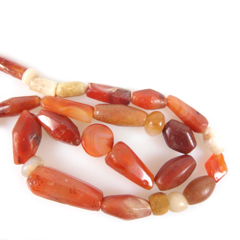 Ancient Carnelian & Agate Beads Strand 2, Mali - Image 5