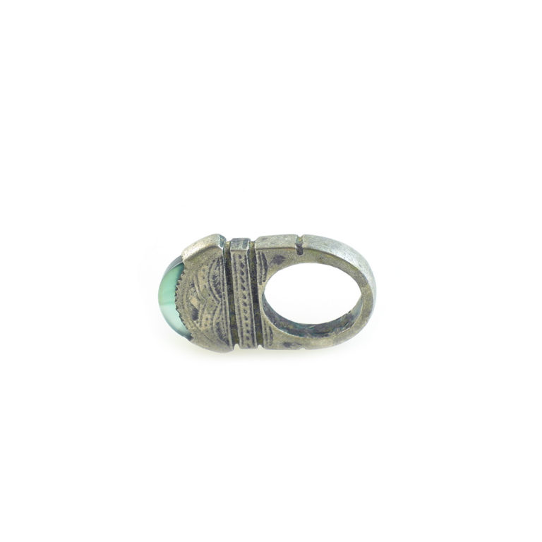 Tuareg Silver Talhakimt Tanfouk Hair Amulet, Niger