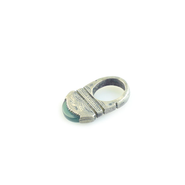 Tuareg Silver Talhakimt Tanfouk Hair Amulet, Niger - Image 2