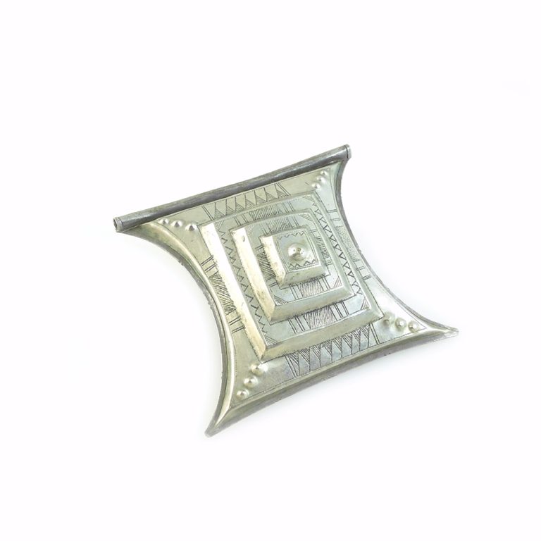 Tuareg Silver Amulet Tcherot Pendant, Niger - Image 2