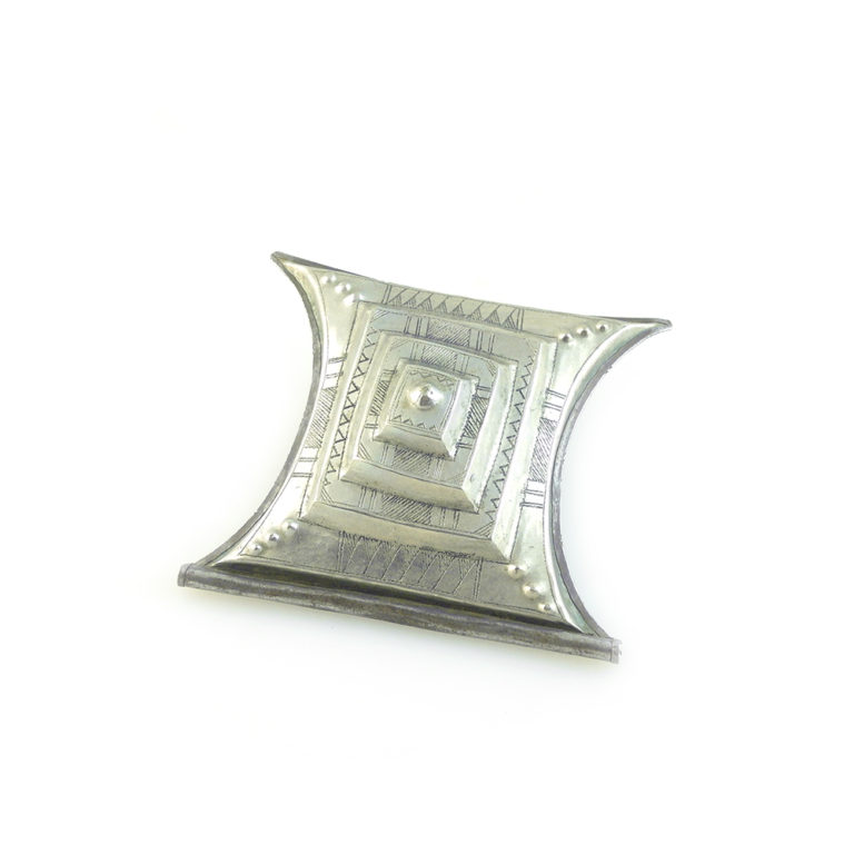 Tuareg Silver Amulet Tcherot Pendant, Niger - Image 3