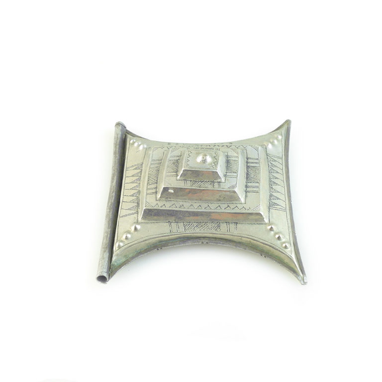 Tuareg Silver Amulet Tcherot Pendant, Niger - Image 4