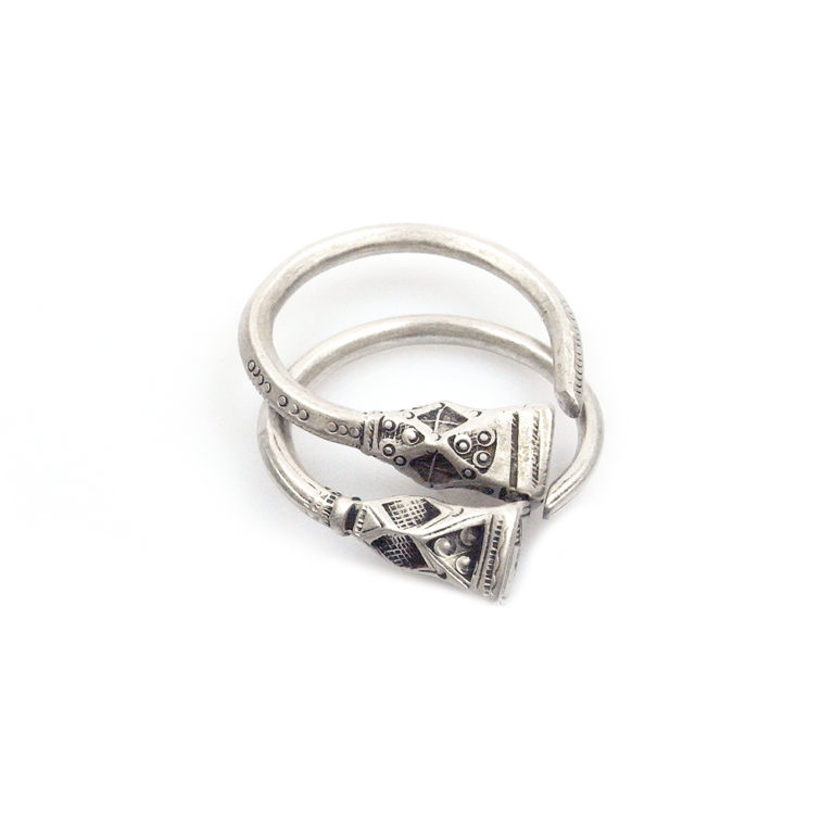Tuareg Silver Hoops Tsabit Tizabaten, Mali - Image 3