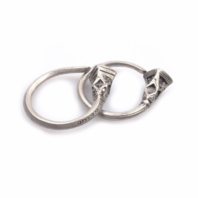 Tuareg Silver Hoops Tsabit Tizabaten, Mali - Image 4