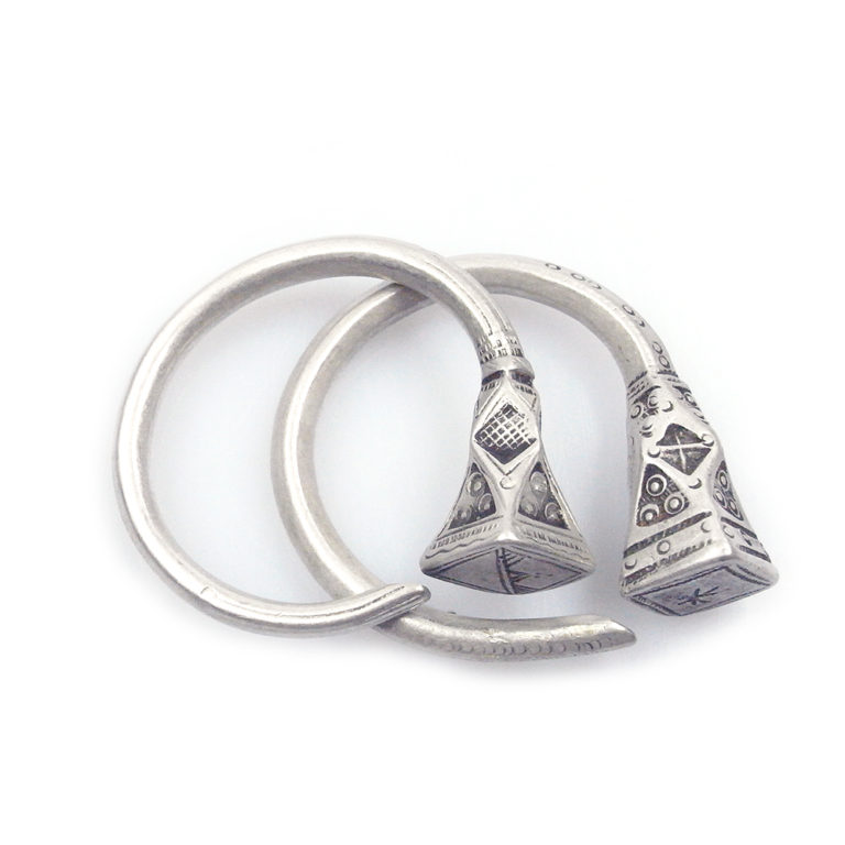 Tuareg Silver Hoops Tsabit Tizabaten, Mali - Image 6