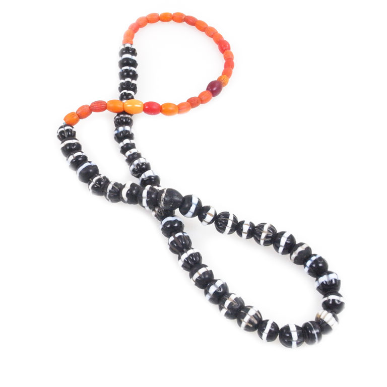 Venetian Dog Tooth Ruffle Trade Beads, Mali - Image 3