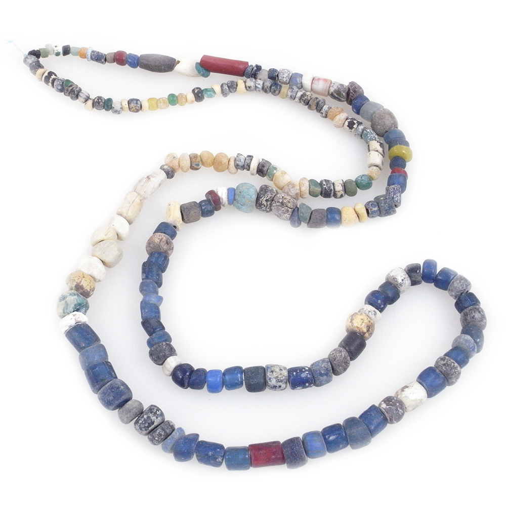 Ancient Djenne Glass Beads Strand Excavated, Mali, circa 1000 years old ...