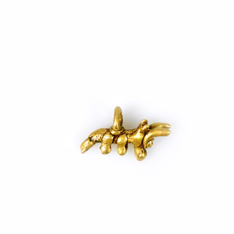 Lobi Brass Amulet of a Goat, Burkina Faso - Image 2