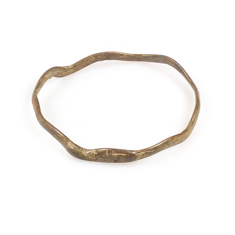 Gan Bronze Amulet Serpent Bracelet with, Burkina Faso - Image 2