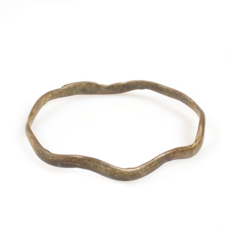 Gan Bronze Amulet Serpent Bracelet with, Burkina Faso - Image 3