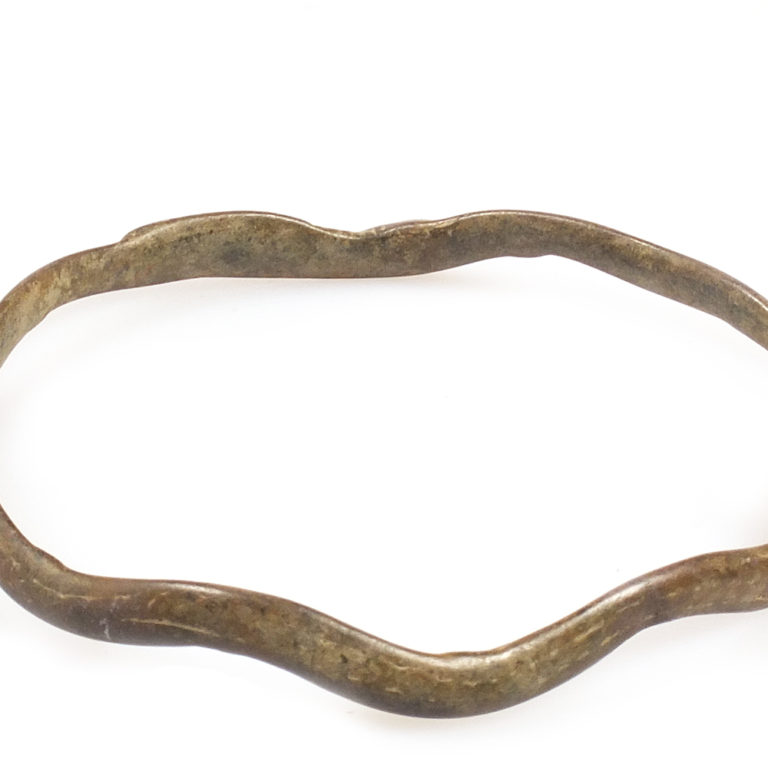 Gan Bronze Amulet Serpent Bracelet with, Burkina Faso - Image 6