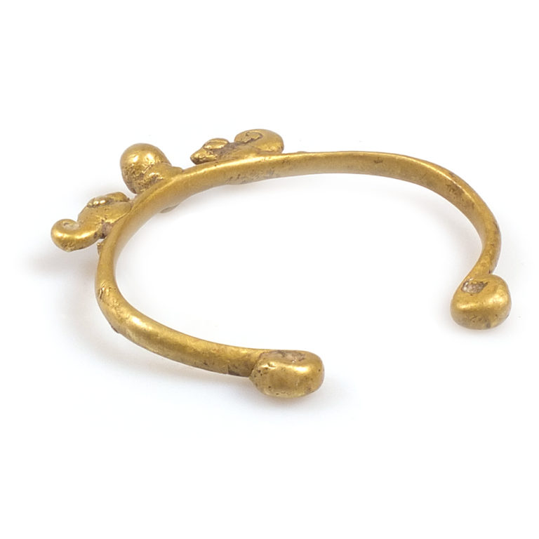 Lobi Amulet Bracelet with Chameleons and Figure, Burkina Faso - Image 5