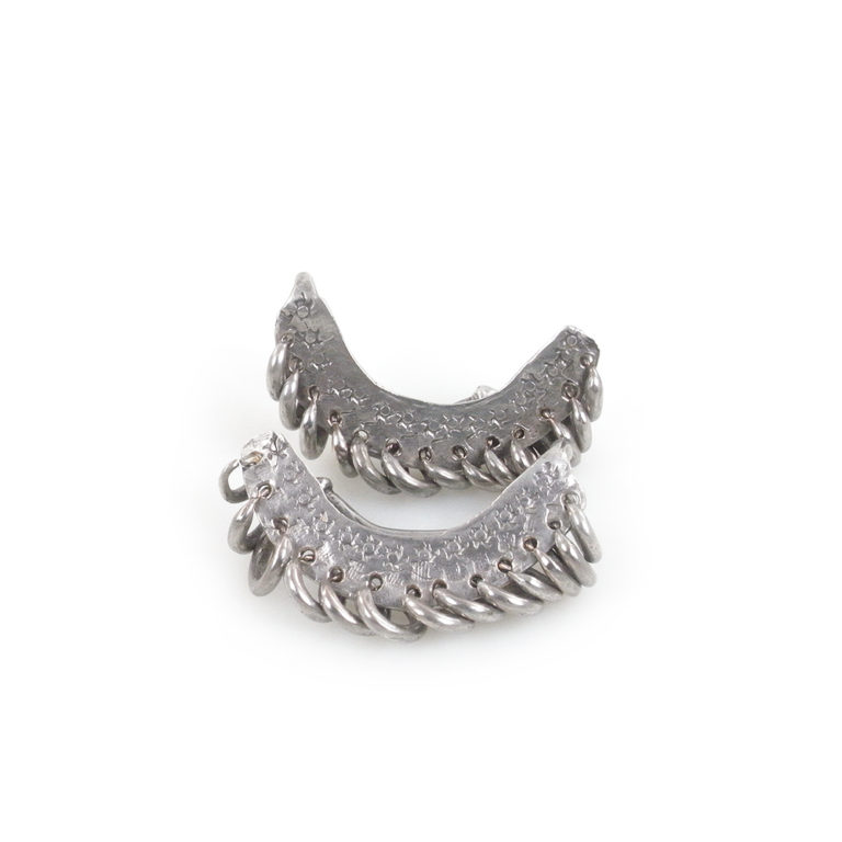 Rare Sarakole Soninke Silver Ear Contours, Mali