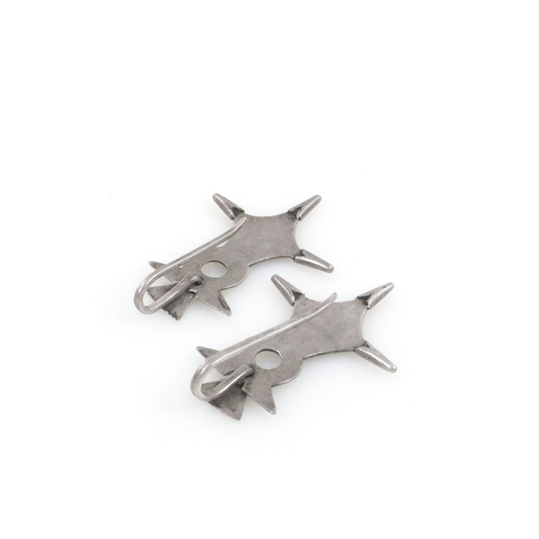 Tuareg Silver Earrings Agadez Cross, Mali - Image 4