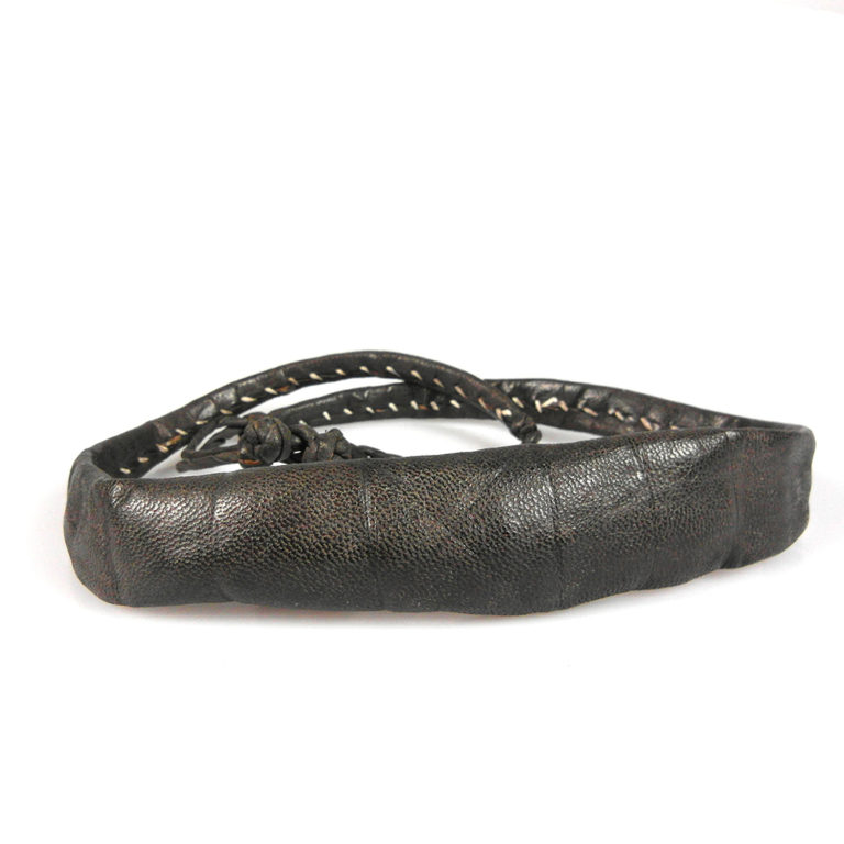 Tribal Leather Amulet Waist Belt Grigri, Mali