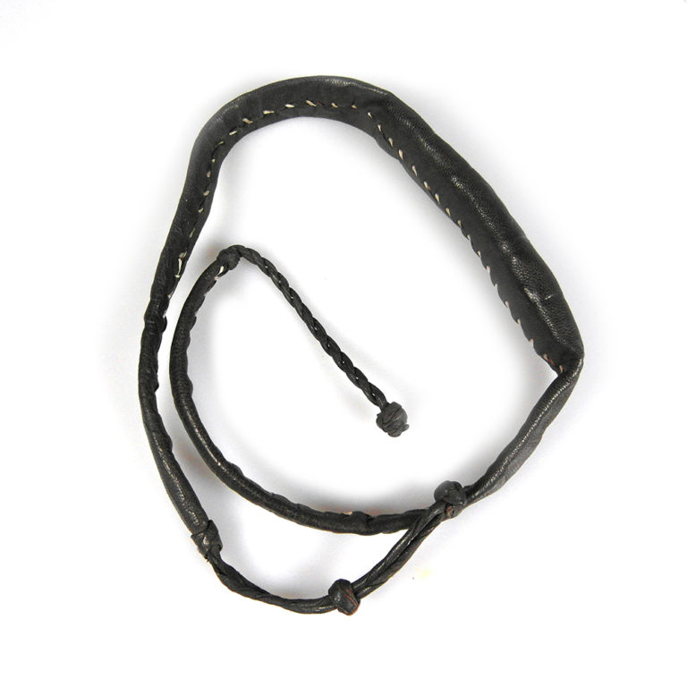 Tribal Leather Amulet Waist Belt Grigri, Mali - Image 2