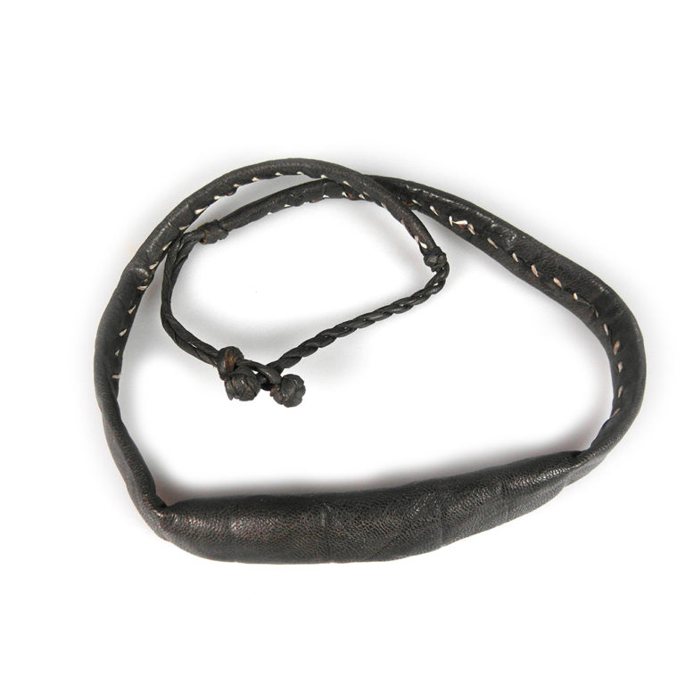 Tribal Leather Amulet Waist Belt Grigri, Mali - Image 3