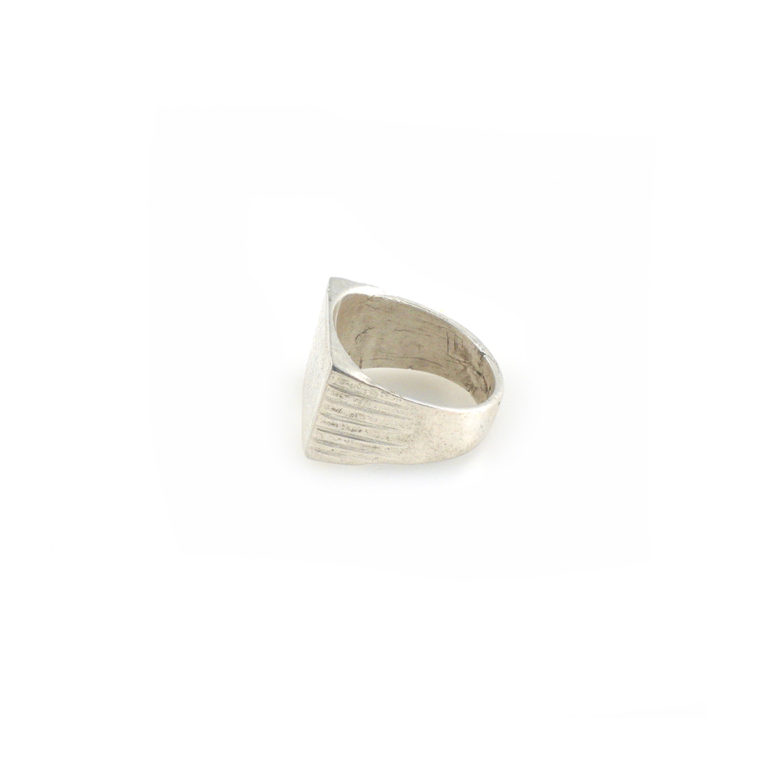 Tuareg Silver Ring with Magic Script, Mali - Image 4