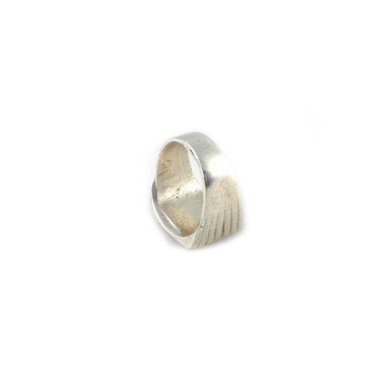 Tuareg Silver Ring with Magic Script, Mali - Image 5