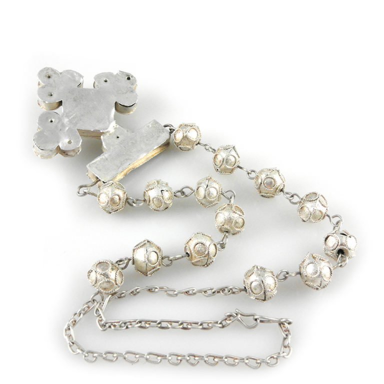 Tuareg Moor Silver Necklace with Cross Pendant, Mali - Image 7