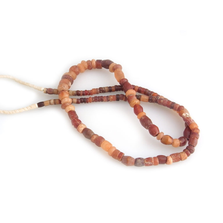 Ancient Beads Carnelian Jasper Quartz, Mali