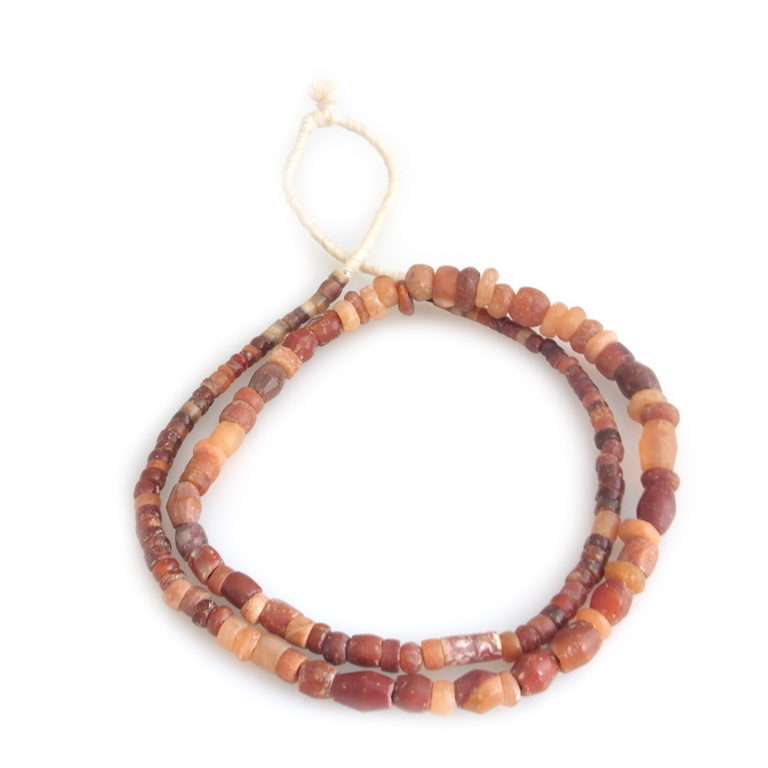 Ancient Beads Carnelian Jasper Quartz, Mali - Image 5
