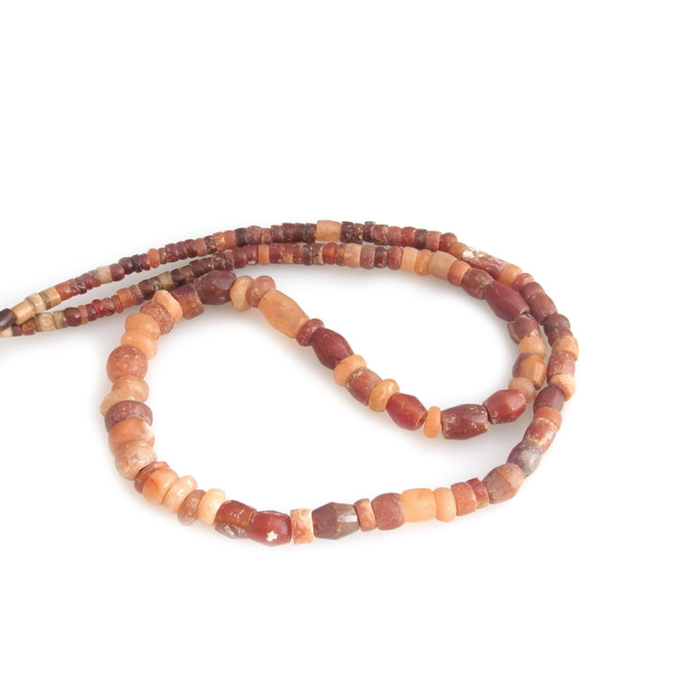 Ancient Beads Carnelian Jasper Quartz, Mali - Image 4