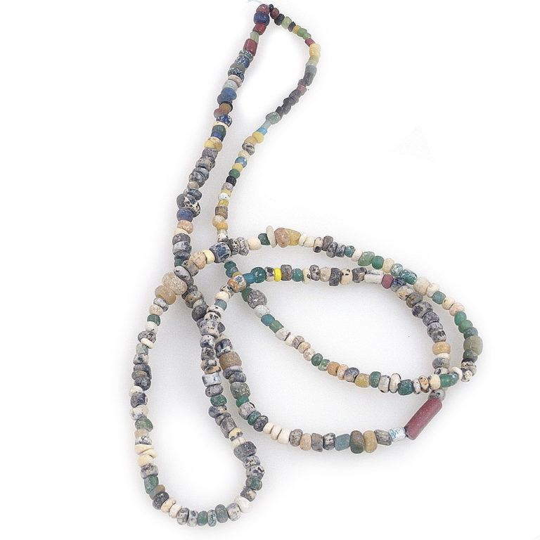 Ancient Djenne Glass Beads Strand Excavated, Mali, circa 1000 years old-54 - Image 2