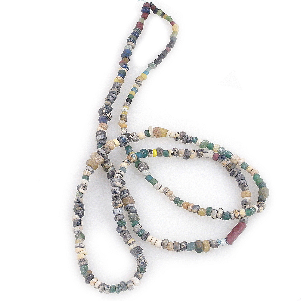 Ancient Djenne Glass Beads Strand Excavated, Mali, circa 1000 years old ...