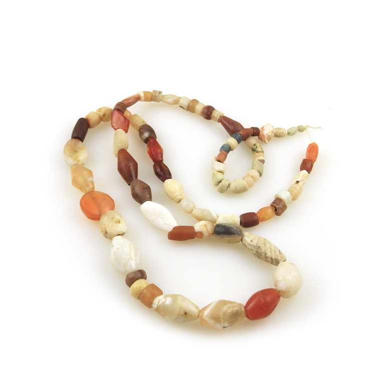 Ancient Carnelian Jasper Quartz Beads, Mali - Image 2
