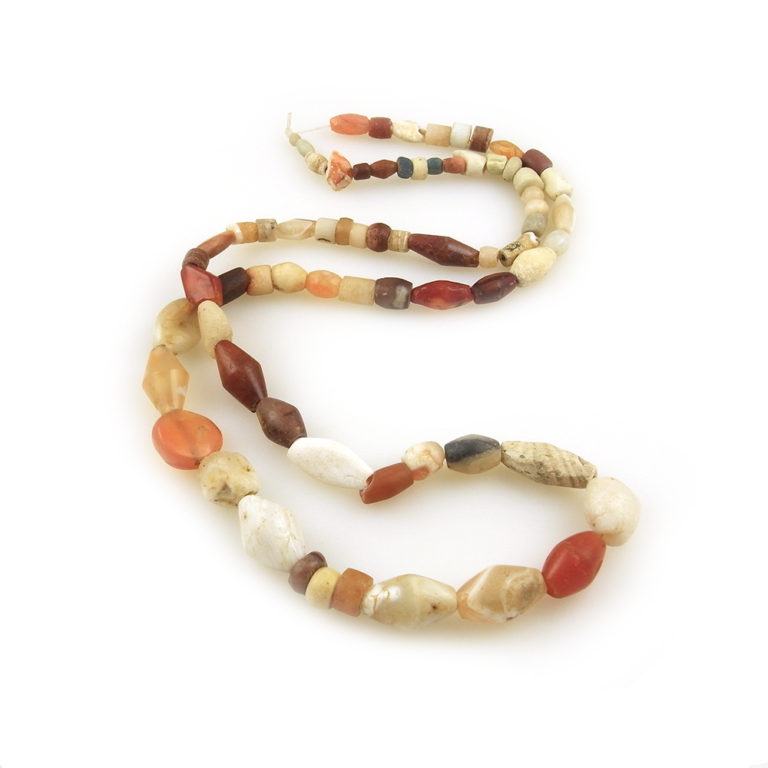 Ancient Carnelian Jasper Quartz Beads, Mali