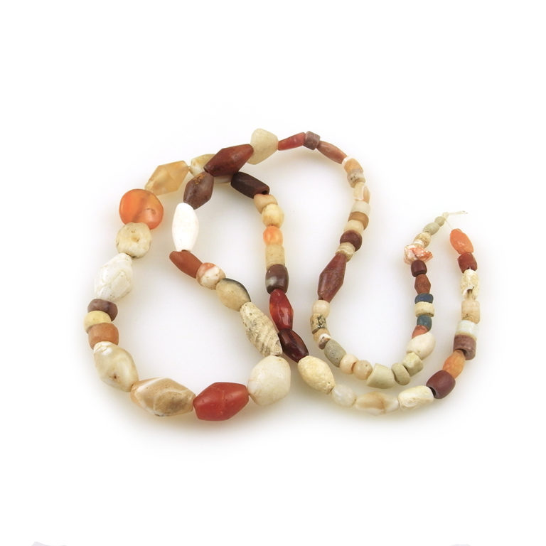 Ancient Carnelian Jasper Quartz Beads, Mali - Image 3