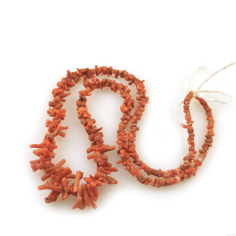 Natural Branch Coral Graduated Beads, Mali - Image 4