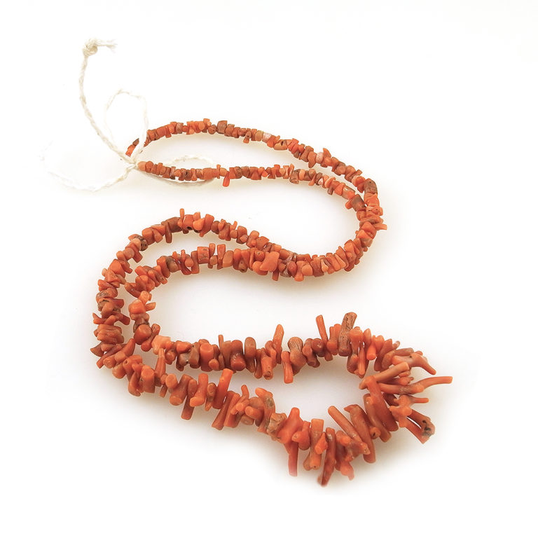 Natural Branch Coral Graduated Beads, Mali - Image 5