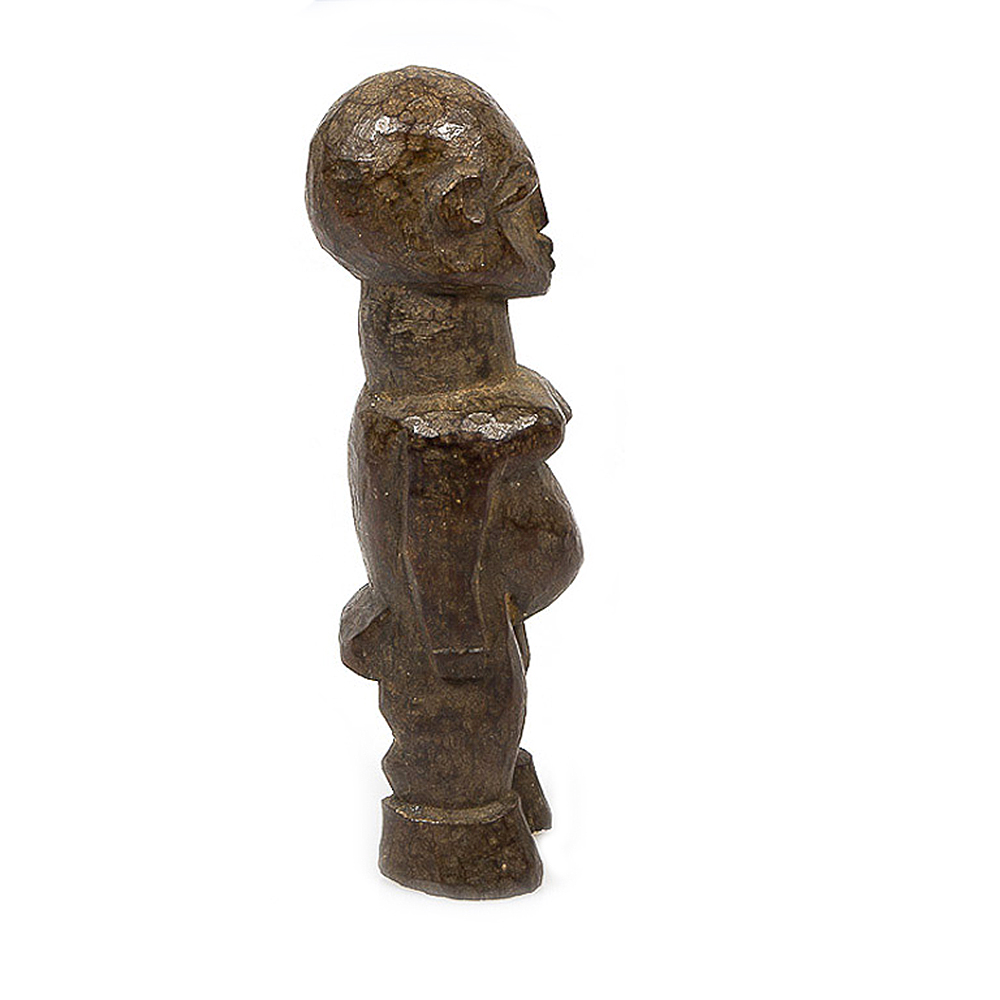 Old Lobi Wood Bateba Phuwe Divination Figure African Statue, Burkina Faso - Image 2