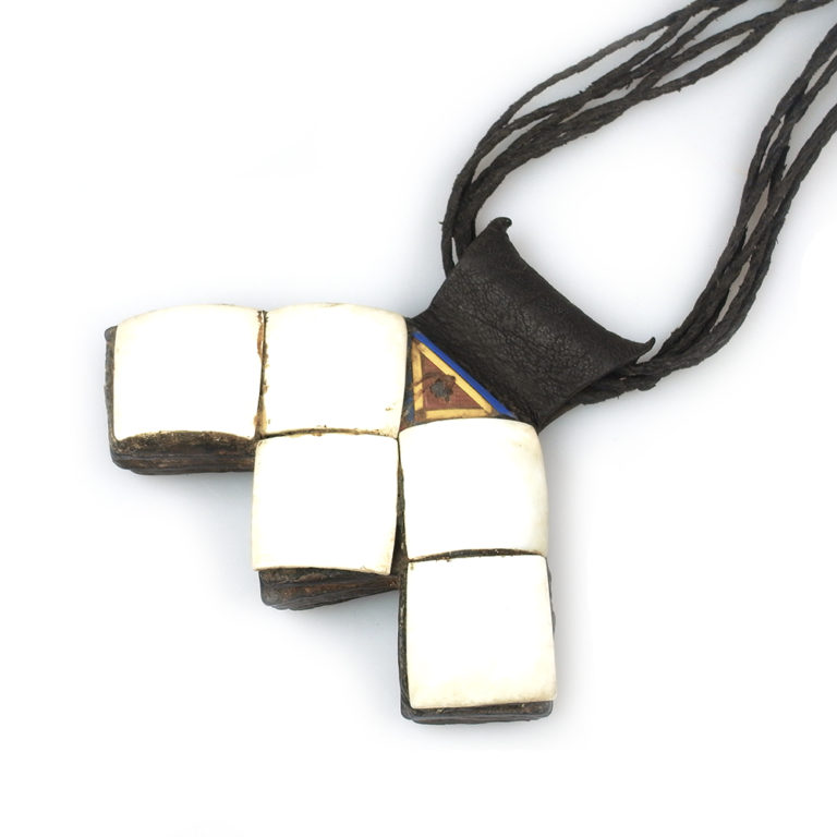 Tuareg Amulet Hand of Fatima Khomissar Necklace, Mali