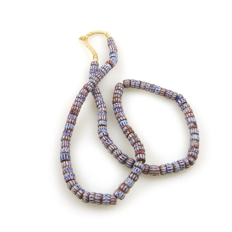 Venetian Awale Chevron Beads Late 1800's - Image 2