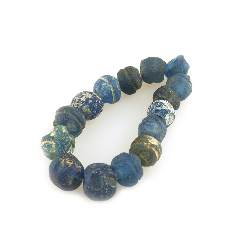 Ancient Glass Eye Beads, Mali, c. 800-1200 Years old